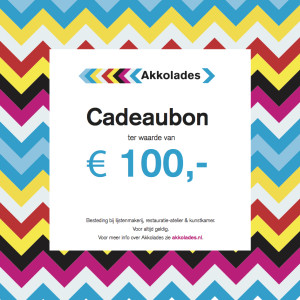 Cadeaubon lijstenmakerij 100