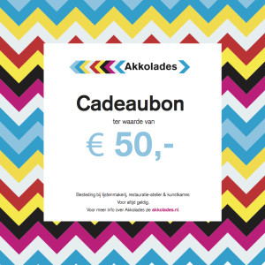 Cadeaubon lijstenmakerij 50